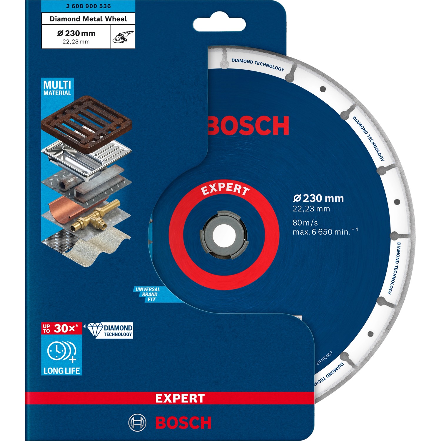 Bosch Expert Diamanttrennscheibe Metall 230 mm x 22,23 mm kaufen bei OBI