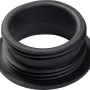 Schwarzer Gewindenippel (Ø 41,9 mm x Ø 32 mm) für Siphondichtungen.