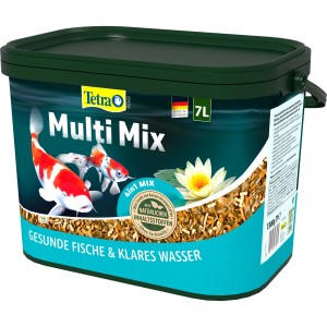 Tetra Pond MultiMix 7 l: Fischfutter-Mix für gesunde Teichfische und klares Wasser.