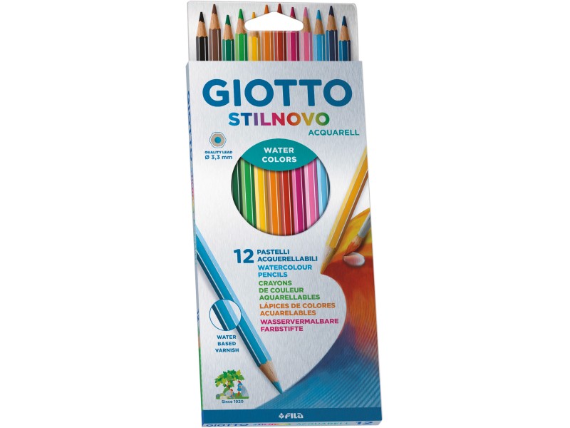 Giotto Stilnovo Acquarell Wasservermalbare Farbstifte verschiedene