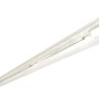 Verzinkte Einschlag-Bodenhülse, 50 cm, für Zaunpfähle mit 34 mm Durchmesser.