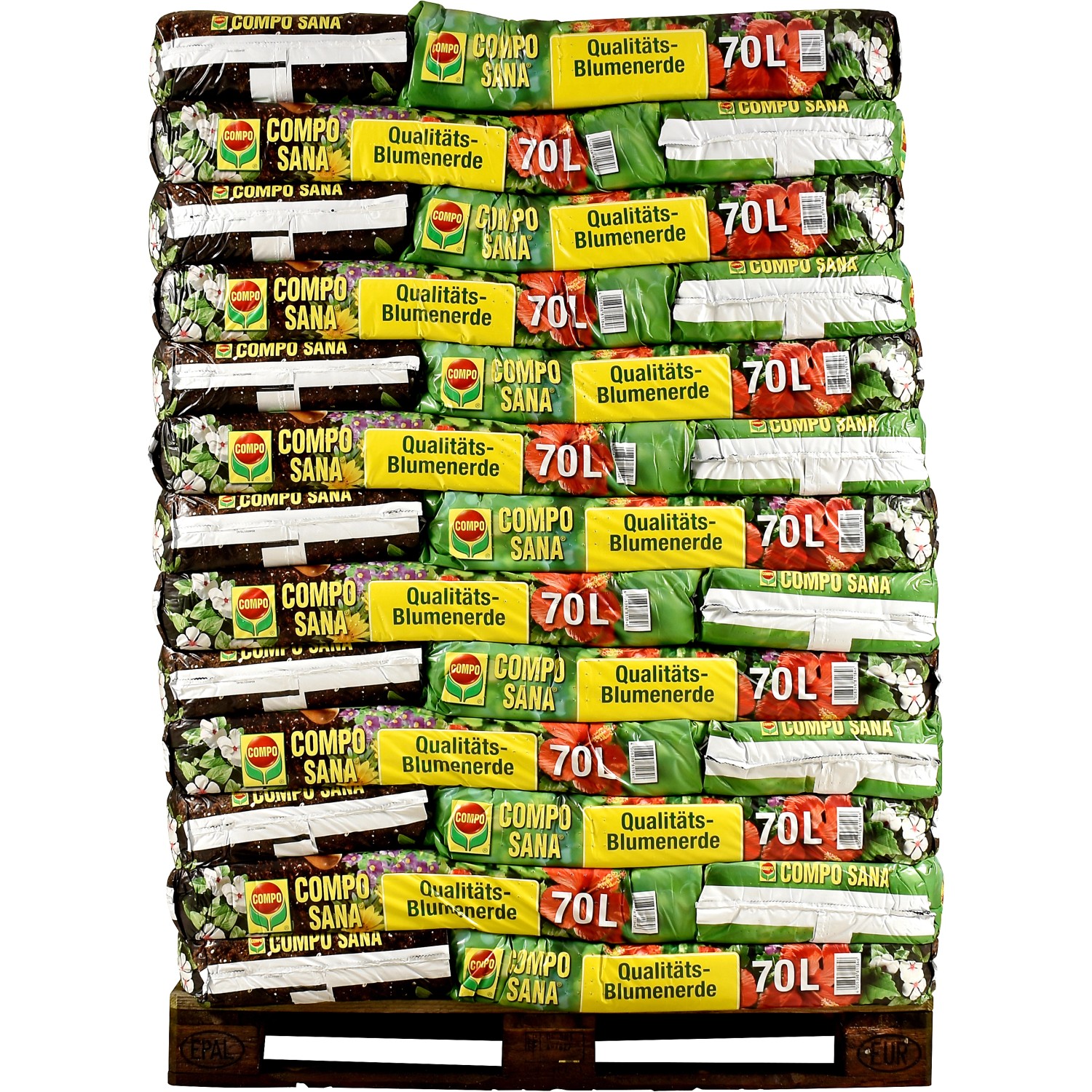 Compo Sana QualitätsBlumenerde 2.730 l (39 x 70 l) 1 Palette kaufen