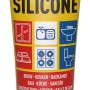 Soudal Universal Silikon Transparent 80 ml Tube mit Applikator. Zum Abdichten von Fugen in Bau, Küche, Bad.