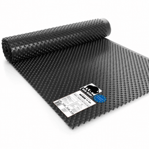 BigDean Premium Noppenfolie 1X10M Nässeschutz Für Hochbeete Und Mauern Noppenbahn Extrem Reißfest & Made In Europe