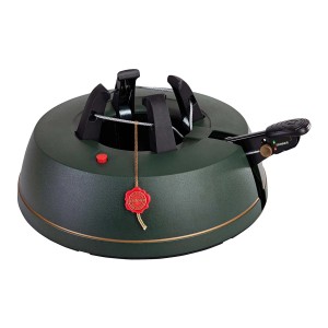 Grüner Krinner Christbaumständer Comfort Grip M mit Fußhebel und Wassertank.