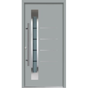 Splendoor Thermospace Haustür Berlin Prime 100x210 cm Grau L