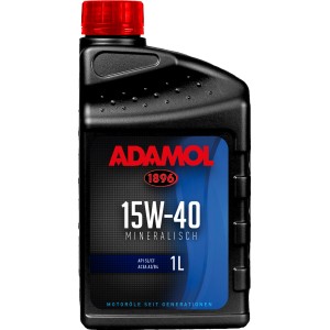 Adamol 1896 Universalöl 15W-40, 1 Liter, mineralisch für Motoren.