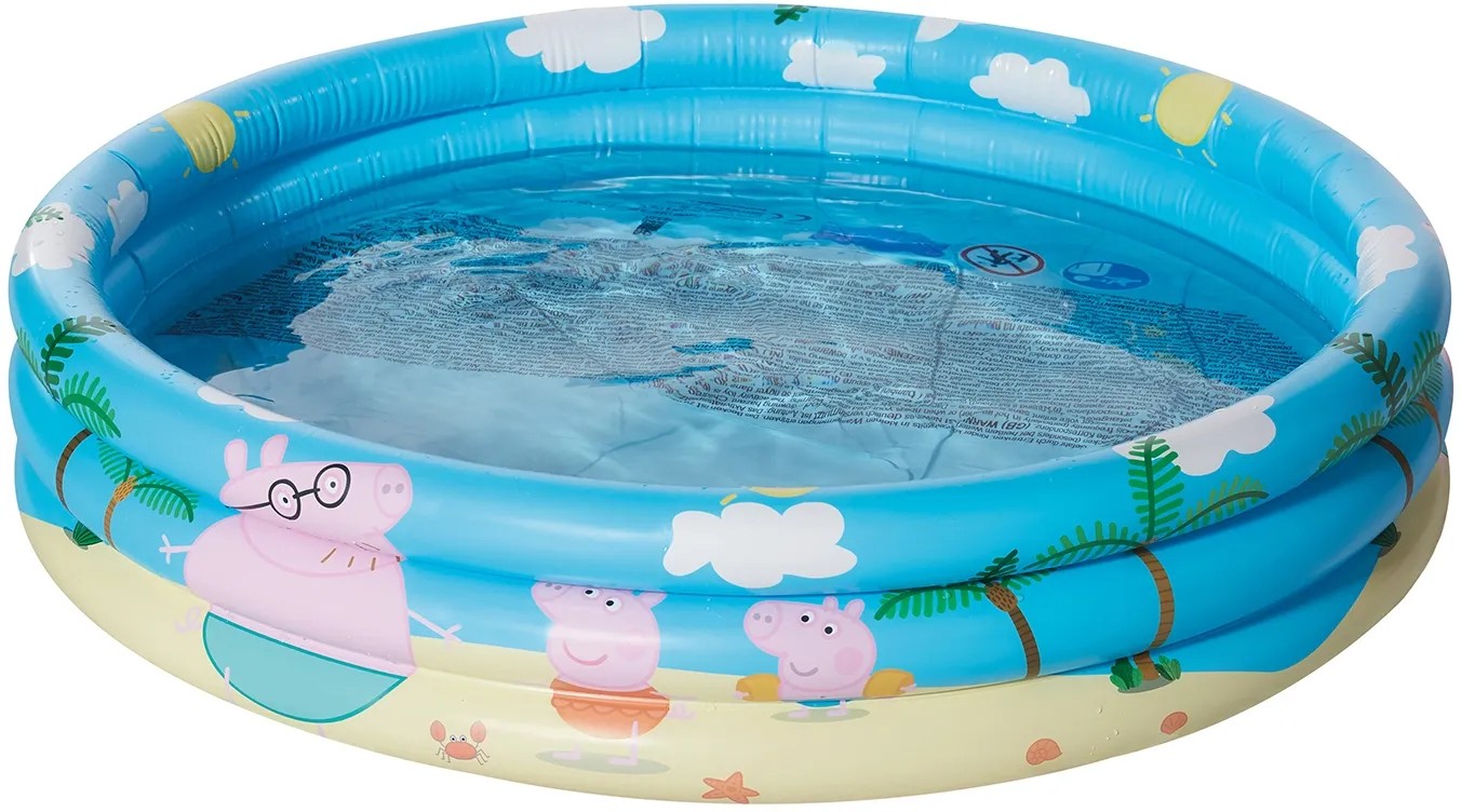 Materasso Gonfiabile Peppa Pig Per Bambini - Con Finestra, 67x43 Cm, Happy People