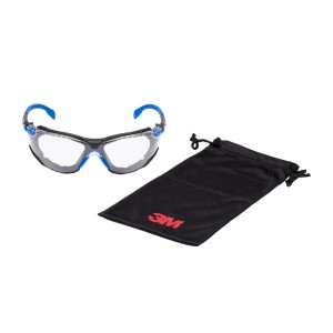 3M Premium-Schutzbrille Solus Klarsichtscheibe Blau-Schwarz