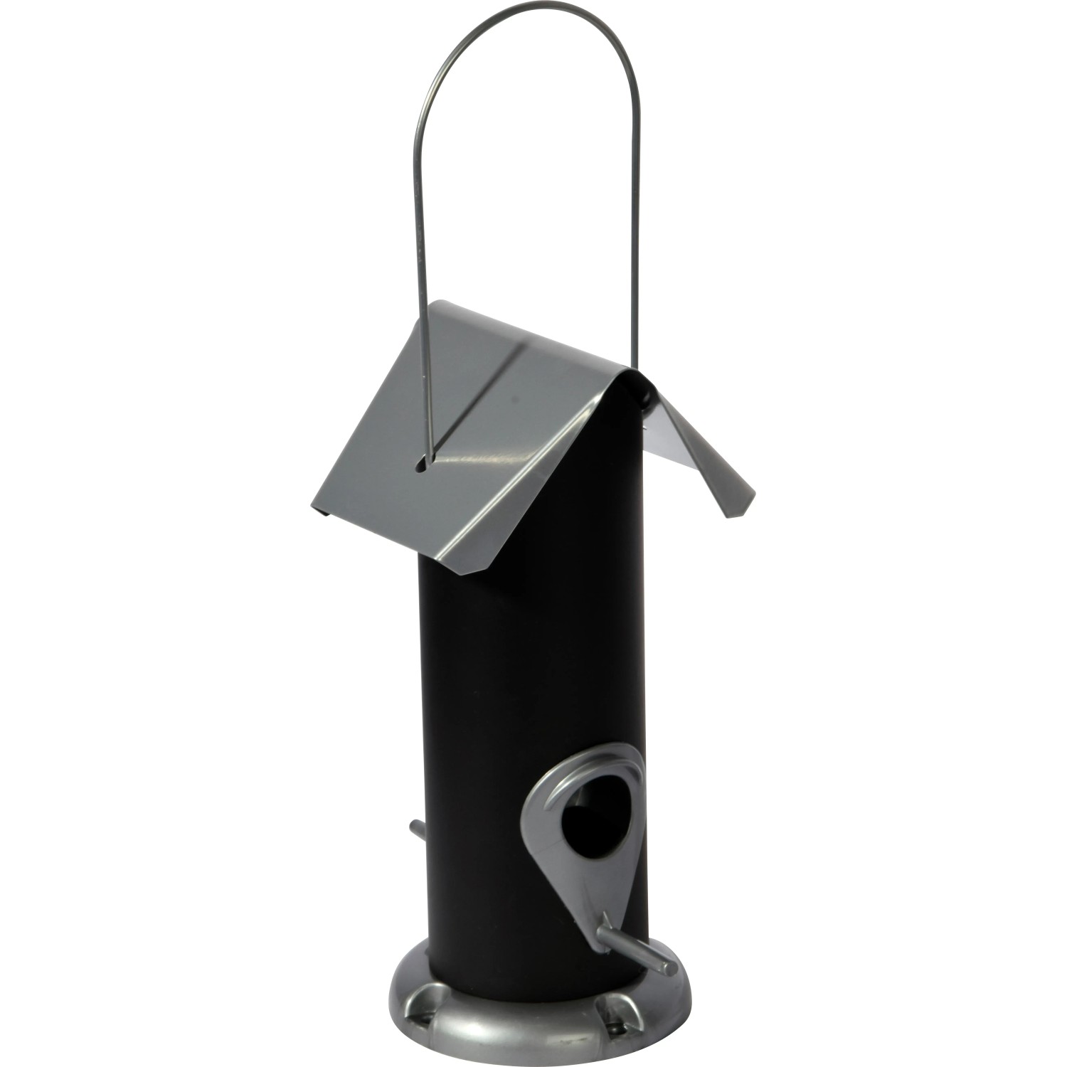 Mipcase Heuraufe Für Kaninchen & Co. – Metall-Futterspender Zum Aufhängen, Schwarz, 23x10x7,5 Cm