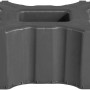 Garantia Regentonnen-Unterstand Eckig 300 l, Graphite Grey, für komfortable Wasserentnahme.