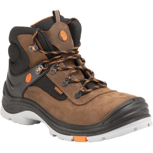 Herock Magnus High Compo S3 Arbeitsschuh in Braun, Größe 42.