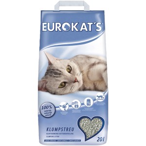 Eurokat's Klumpstreu im 20L Sack: Katzenstreu mit guter Geruchsbindung und Klumpenbildung.