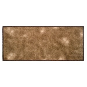Universal Teppichläufer Shades Beige, 67x150 cm. Fußmatte für Flur und Eingangsbereich.