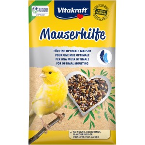 Vitakraft Mauserhilfe für Kanarienvögel, 20g Snack zur Unterstützung der Mauser.