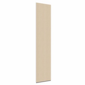 Akustikpaneel Eiche Weiß, 60x248cm, zur Wand- und Deckendämmung und Verbesserung der Raumakustik.