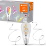 Ledvance Smart+ Filament Edison E27 mit LED-Lichtstreifen, steuerbar per App.