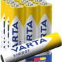 10er-Pack Varta Energy Micro AAA Batterien, gelb-weiß, Made in Germany.