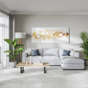 Verlegte, graue Zcement pearl Bodenfliese aus Steingut, 60x30 cm, in modernem Wohnraum.