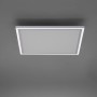 Quadratische, dimmbare LED-Deckenleuchte Edging in Weiß, 46,4x46,4 cm. Modernes Design.
