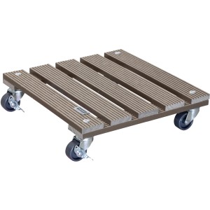 Wagner WPC Pflanzenroller GH 0531 29 cm x 29 cm Taupe FSC®