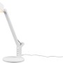 Weiße LED-Tischleuchte Trio Ava mit USB-Anschluss, dimmbar und Farbtemperatur einstellbar.