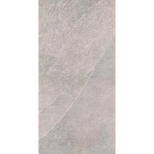 Feinsteinzeug Bodenfliese Mare Grau, glasiert, matt, 60x30 cm. Steinoptik.