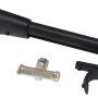 Gardinia Universal Träger Chicago, schwarz-matt, für 1- und 2-läufige Gardinenstangen.
