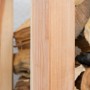 Westmann Kaminholzregal Michel XL aus Lärchenholz (FSC®) mit Kaminholz
