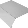 Rinneneinhang aus Aluminium, Natur, 200x2000mm, zur Dachentwässerung.