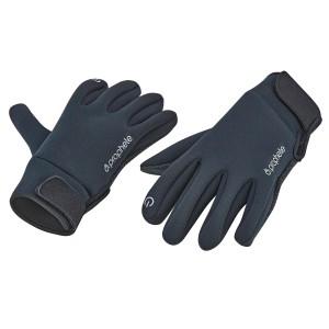 Schwarze Prophete Winter Fahrradhandschuhe (Größe S/M) aus Neopren und Polyester.