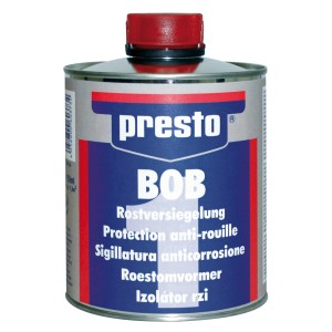 Presto Rostversiegelung-Lack 100ml im Metalleimer mit rotem Deckel.
