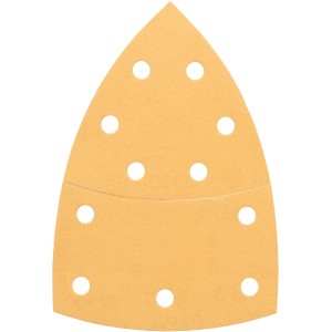 Bosch Schleifblatt Pro für Multischleifer, 10er-Pack, Korn 180, gelb.