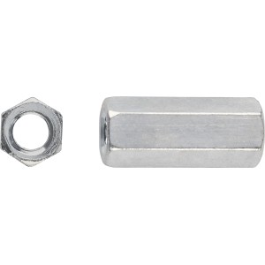 Verbindungsmutter M5 x 20 mm Außensechskant 8 mm Edelstahl A2 5 Stück