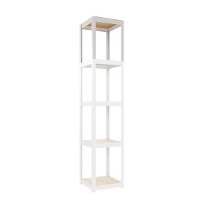 Ar Shelving Erweiterungmodul Rivet Style S 48 x 40 x 40 cm Grauweiß FSC®
