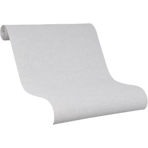Schöner Wohnen Vliestapete Uni Grau-Beige, Tapetenrolle mit feiner Textilstruktur.