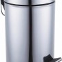 Glänzender CMI Badtreteimer aus Edelstahl, 3,5 Liter Volumen.