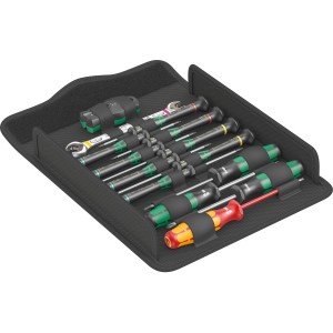 Wera Adventskalender 2021, 24-teilig im Werkzeugkoffer mit Schraubendrehern, Bits und Maulschlüssel.