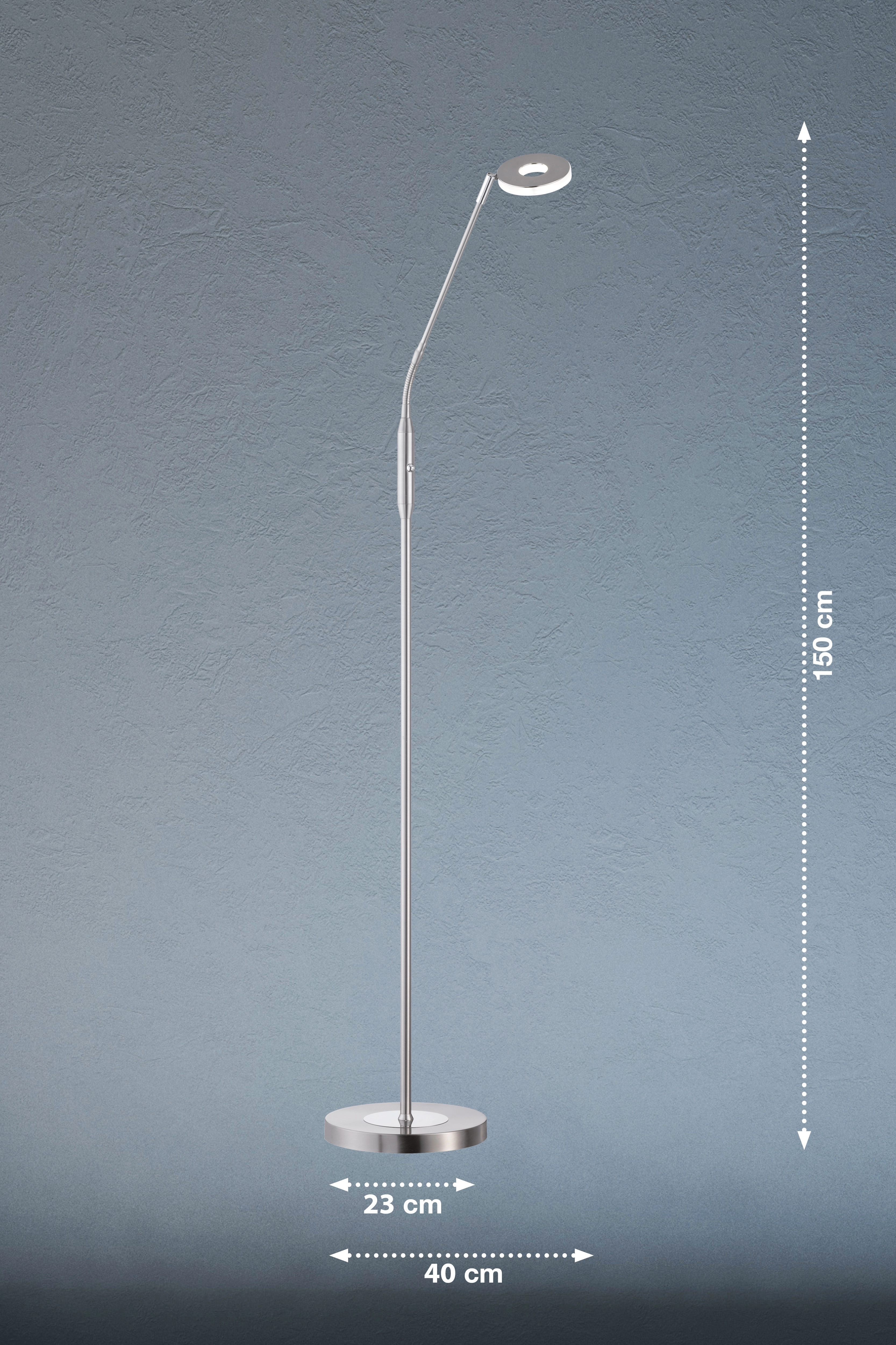 Fischer & Honsel LED-Stehlampe warmweiß Dent W 6