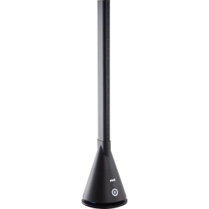 Schwarzer Ewt Turmventilator Ultim' Air ohne Rotorblätter.
