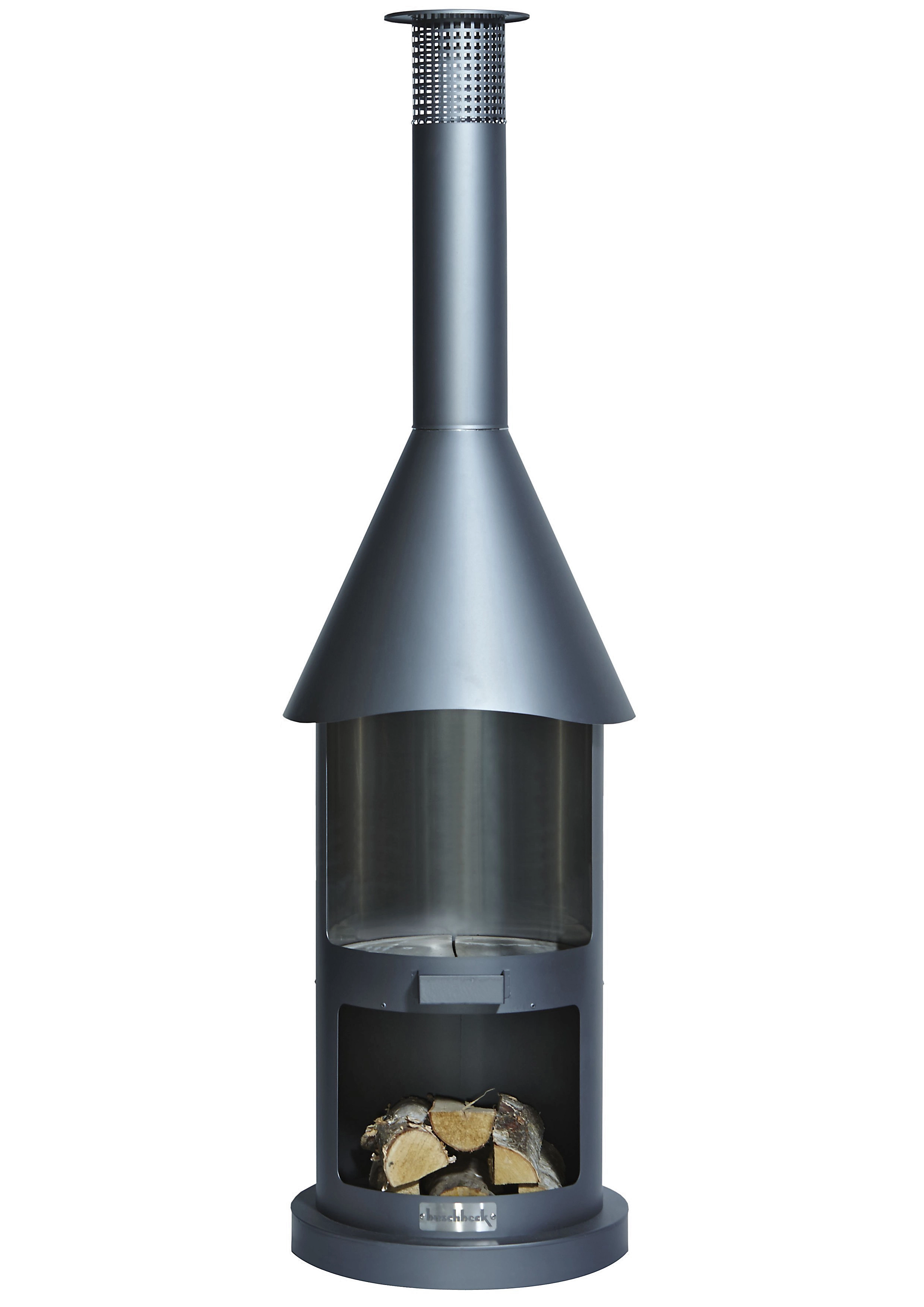 Buschbeck Grillkamin Nevada Trendline Edelstahl Dunkelgrau kaufen bei OBI