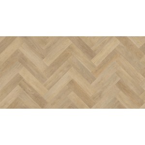 Andiamo PVC-Bodenbelag in Fischgrätoptik, Farbe Stellar Braun, Meterware.
