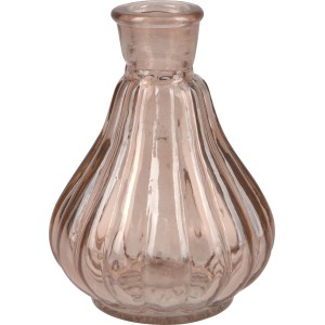 Vase Desert Flower Glas 11,43 cm x Ø 8,25 cm Rosa
