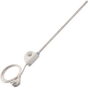 Schulte Heizstab 3 mit Temperaturregler, 600 W, für Heizkörper und Handtuchwärmer.