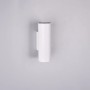 Weiße Trio Wandlampe Marley, 2-flammig, für GU10 Leuchtmittel, 18x6x8 cm.