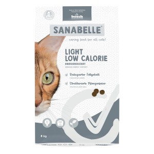 Sanabelle Light Katzen-Trockenfutter, 8kg Sack. Kalorienreduziert für Gewichtsmanagement.