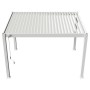 Weide Deluxe Plus | Pergola Voll Aluminium freistehend | 3 x 4 M | Lamellendach weiß_9