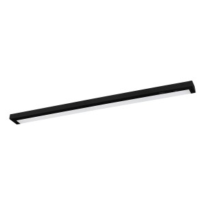 Schwarze Eglo LED-Unterbauleuchte Russcallo L, 870 mm, für Küche, Werkbank oder Regale.