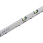 LUX Wasserwaage 60 cm Comfort: Aluminium Wasserwaage mit 3 Libellen für präzises Messen.