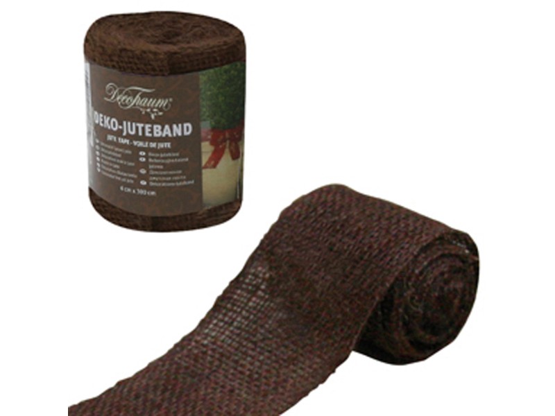 Videx Garden DekoJuteband 6 cm x 300 cm Dunkelbraun kaufen bei OBI